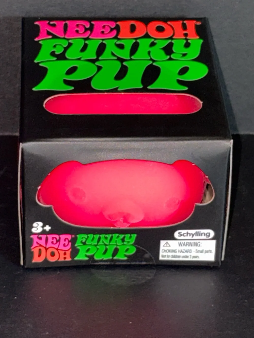 NeeDoh Funky Pup Squeezable Toy - Pink